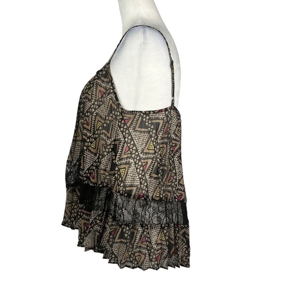 BCBG GENERATION WOMEN'S SPAGETTI STRAP FLOWY TOP/BLOUSE - Picture 7 of 12